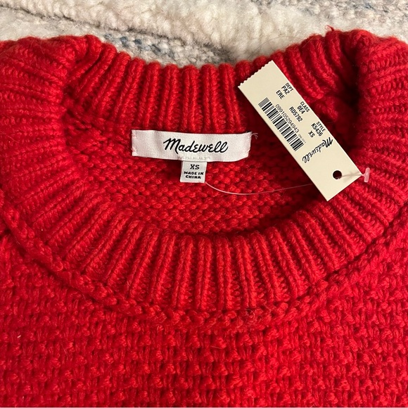 NWT Madewell Cable-knit Sweater - Picture 6 of 7